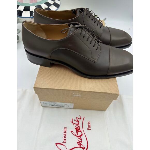 Men\'s Christian Louboutin CORTOMALE lace up Oxford size 45 made in Italy main image 5